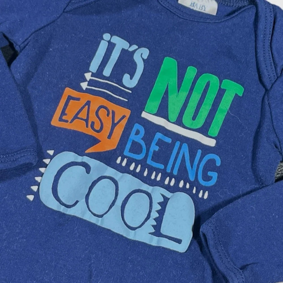 4/$20 Baby  Mode Dark Blue Onesie - Picture 2 of 4